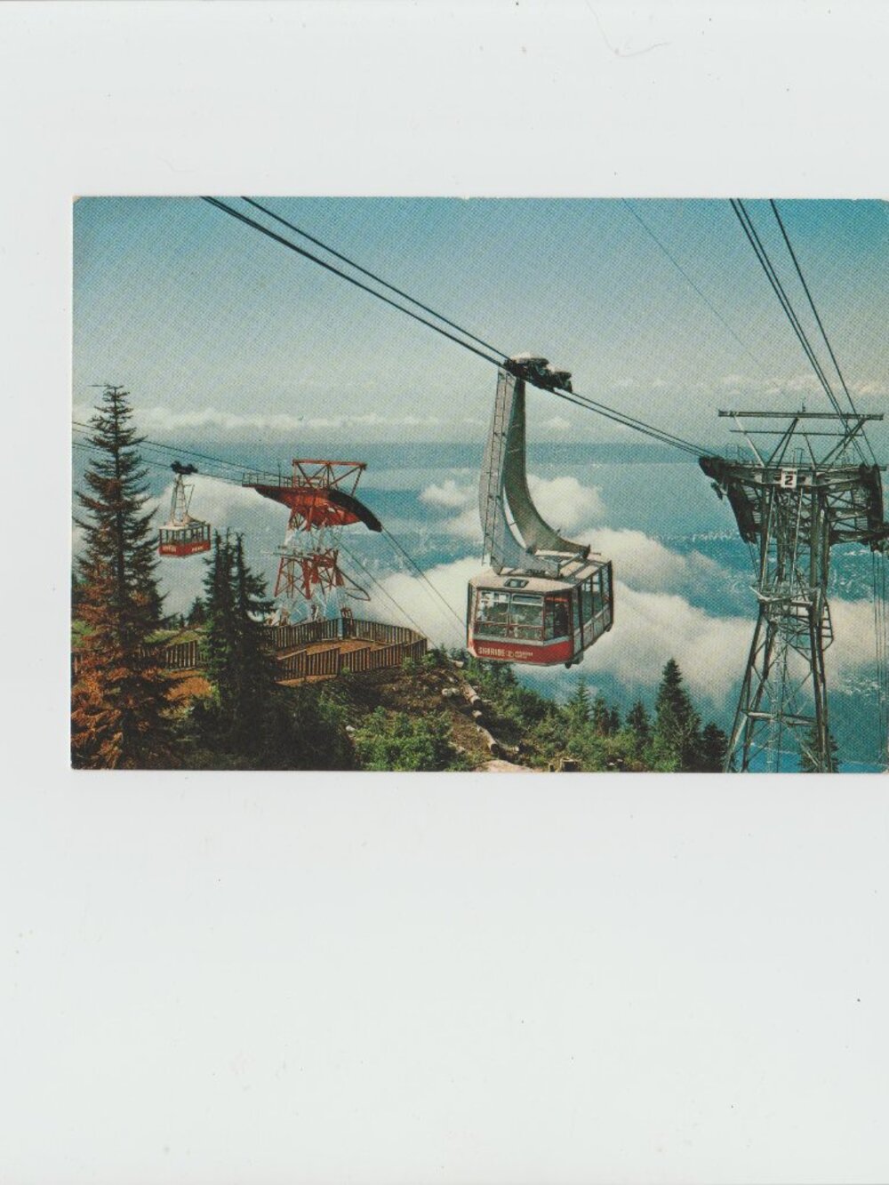 Ride The  Super Skyride To The Top Of Grouse  Mountain North Vancouver B.C.